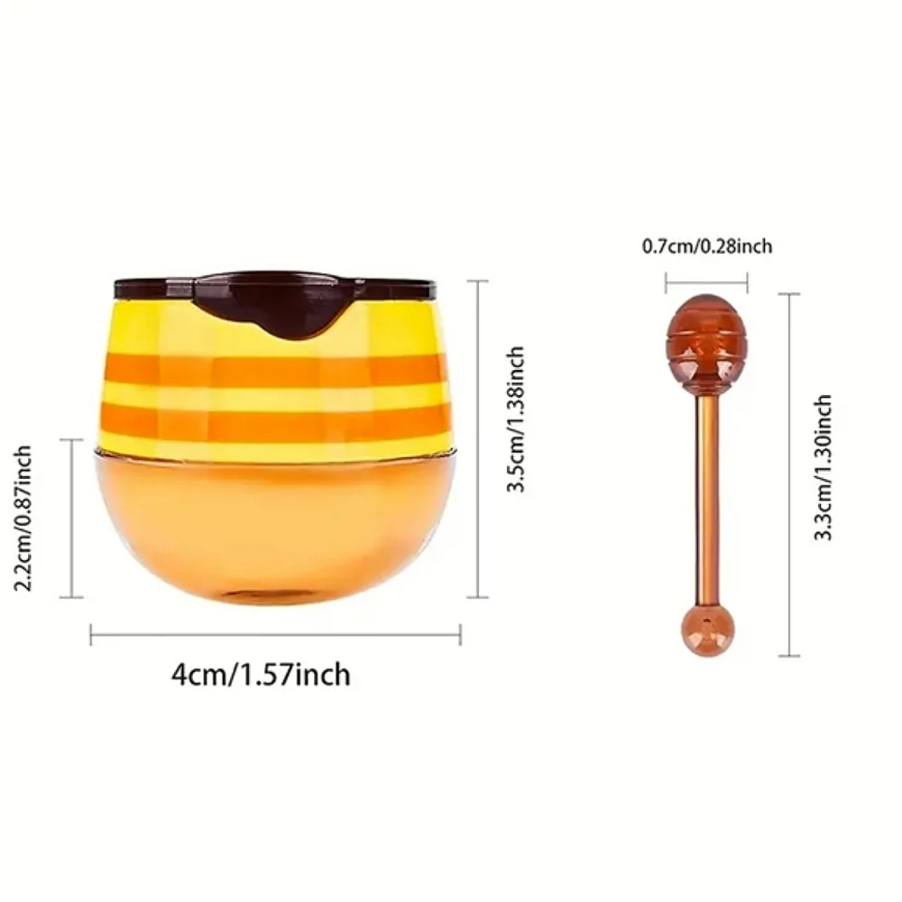🆕LAST SET🍯HONEY POTS WITH 4 FLAVORED LIPGLOSS IN ADORABLE HONEY POTS/SET OF 4